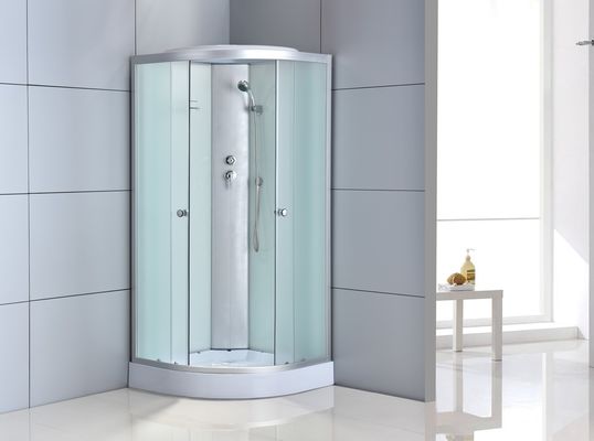 Aluminum Frame 2 Sided Glass Shower Enclosures 4mm 31''x31''x85''